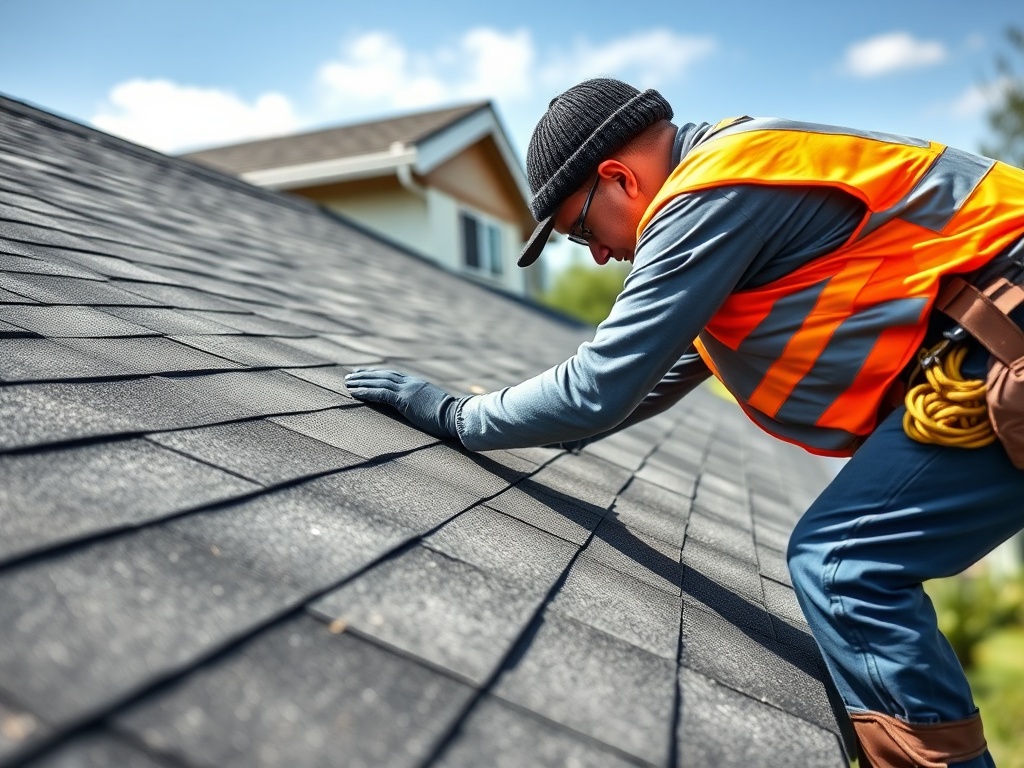 Premium roofing shingles installation
